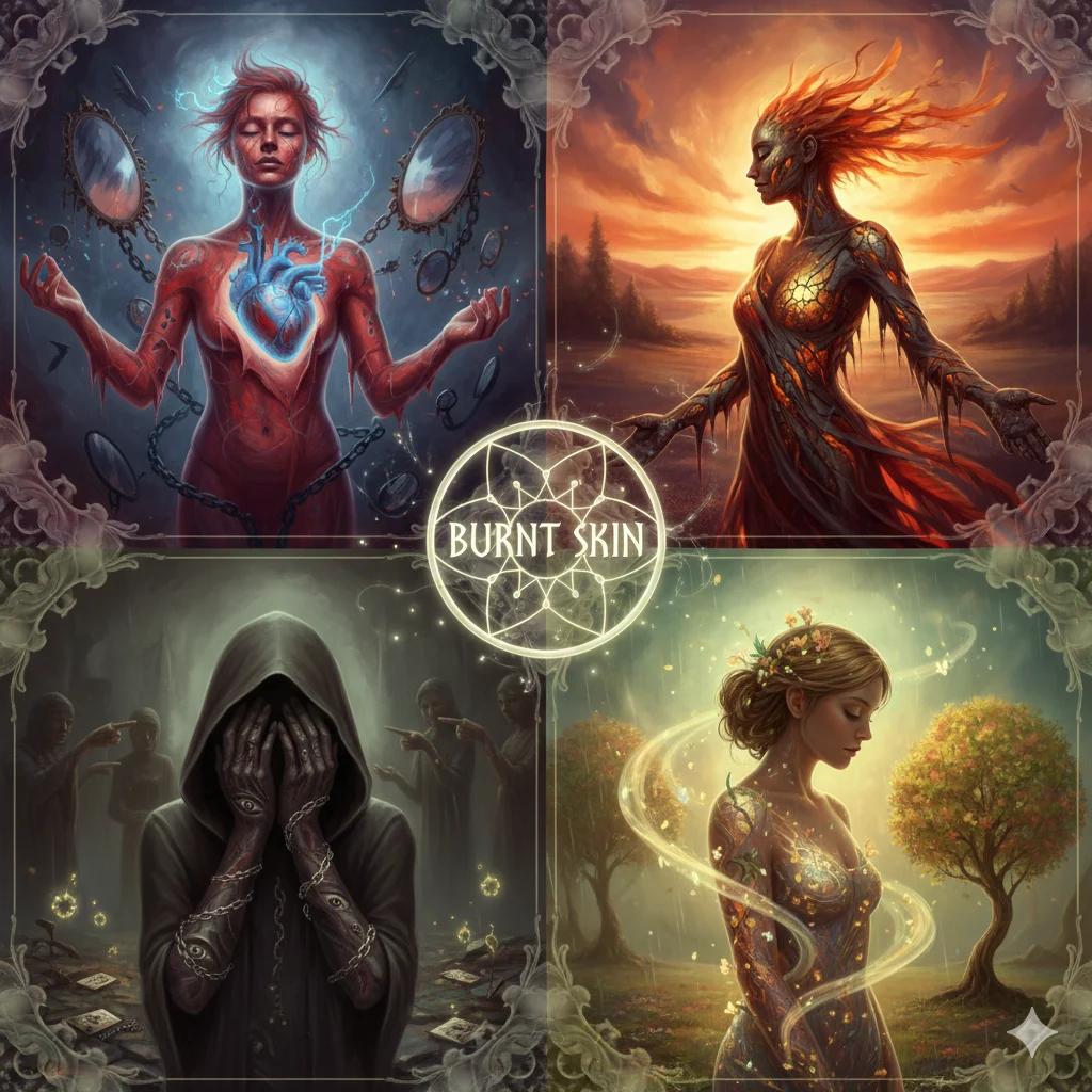 dream meaning burnt skin