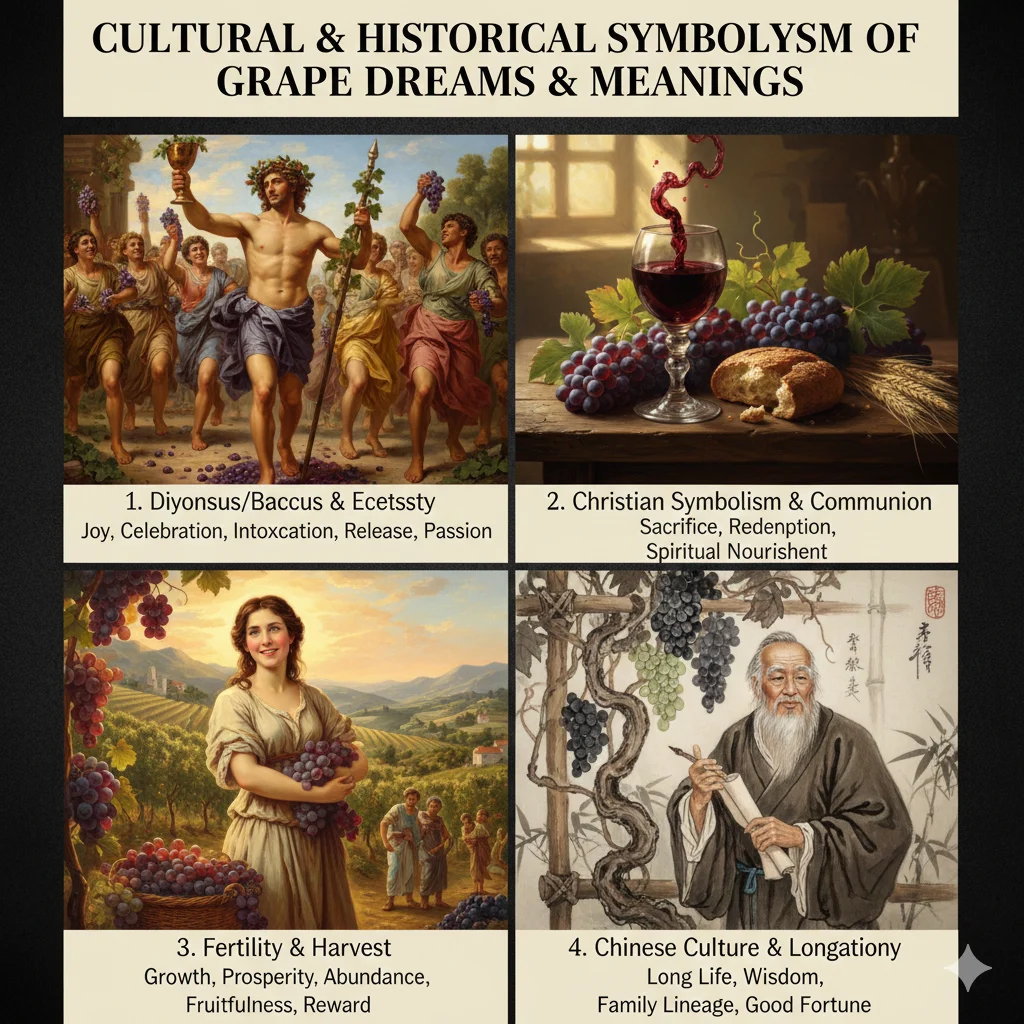 spiritual meaning of grapes in a dream