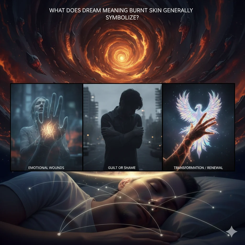 dream meaning burnt skin