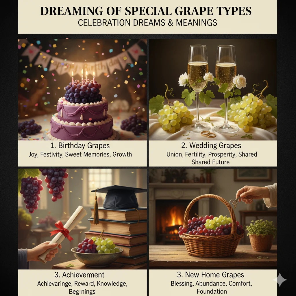 spiritual meaning of grapes in a dream
