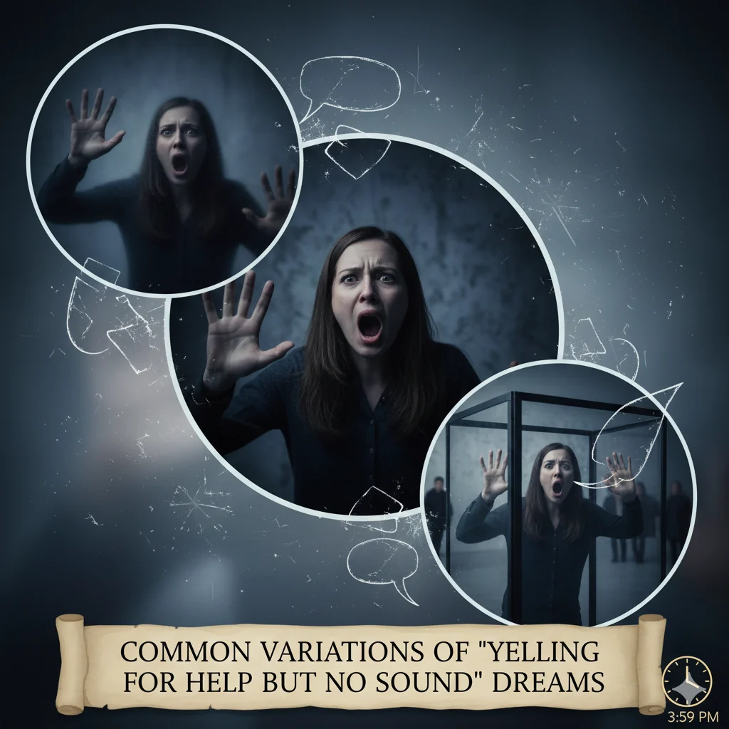 spiritual meaning of yelling for help in a dream