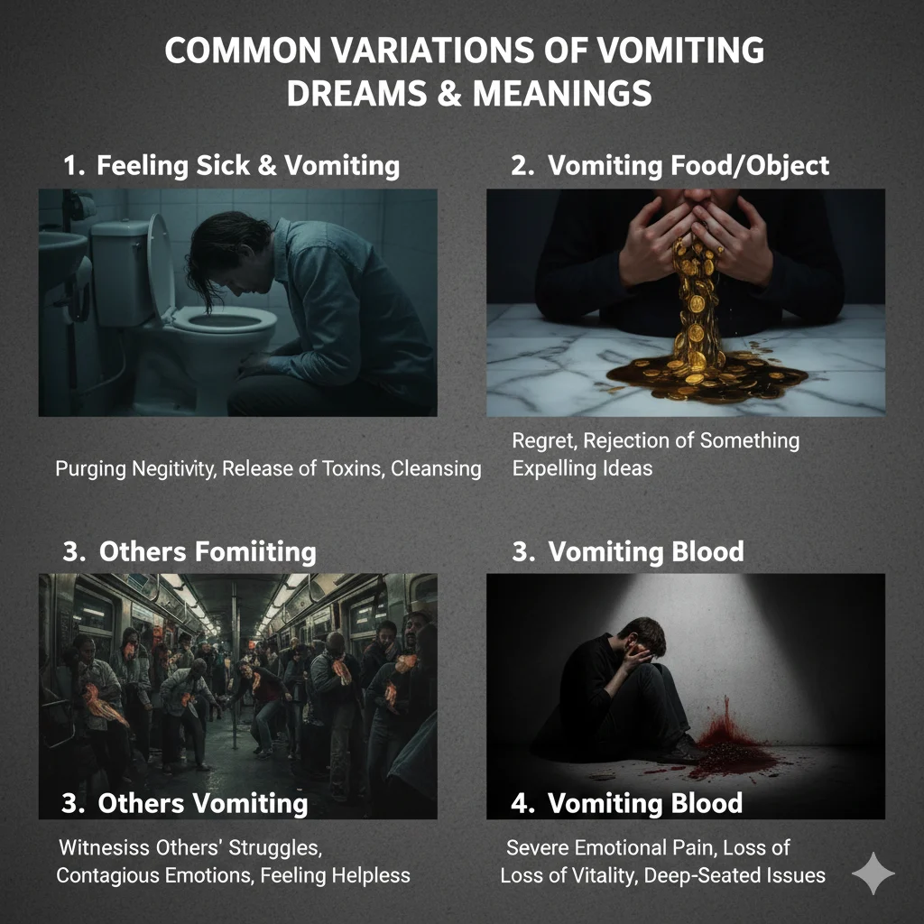 Throwing Up in Dream Meaning