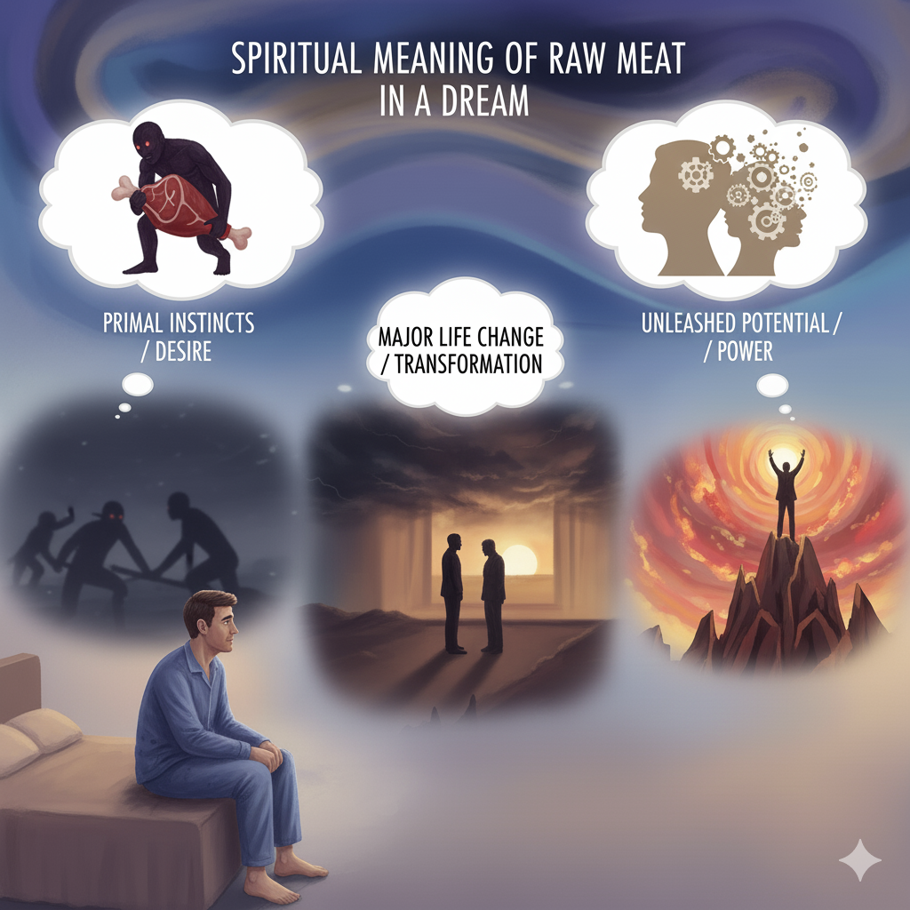 Raw Meat in a Dream Meaning 