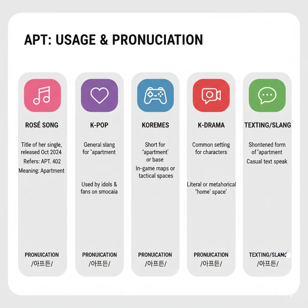 What Does APT Mean in Korean