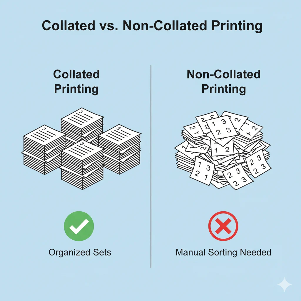  collate on printer mean