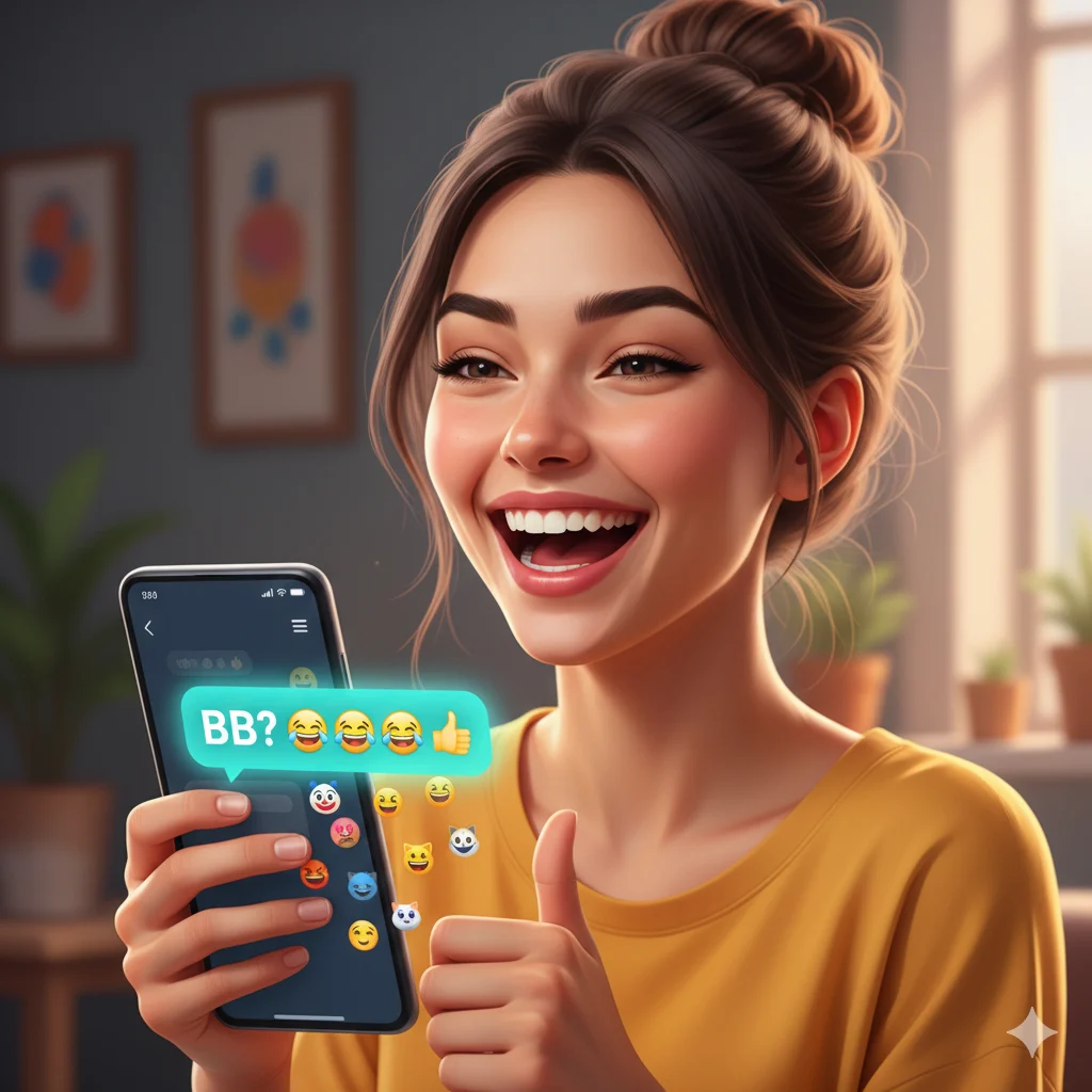  bb mean in text from a girl