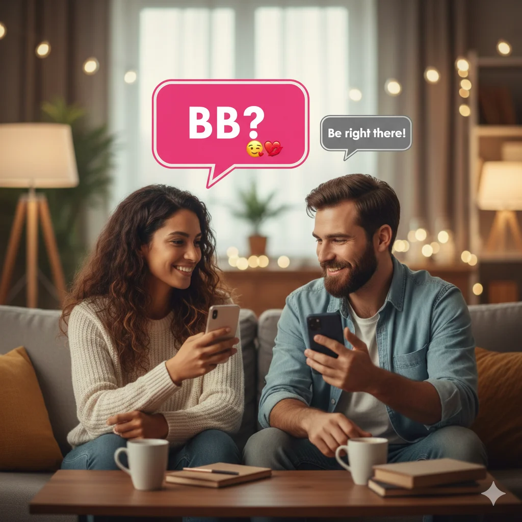  bb mean in text from a girl