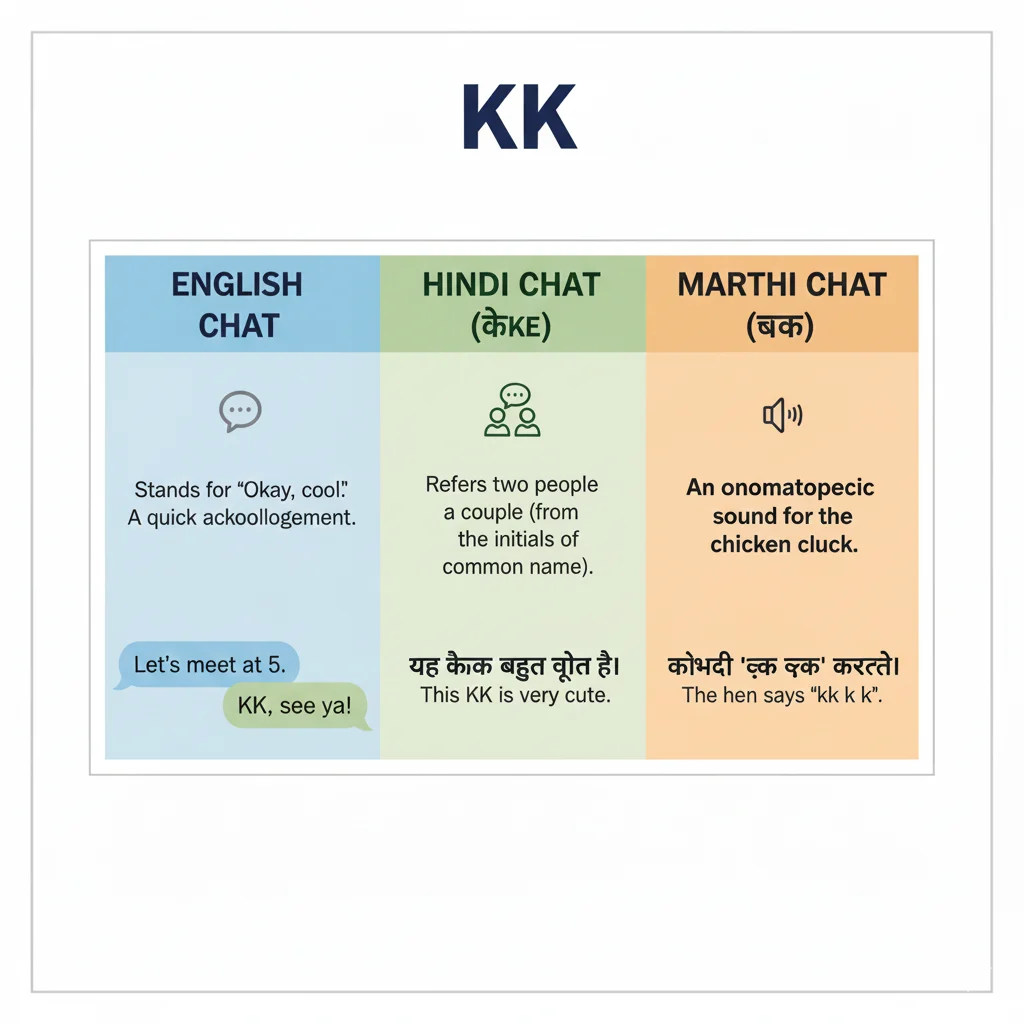 KK Meaning in Chat