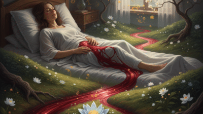 Seeing period blood in dream