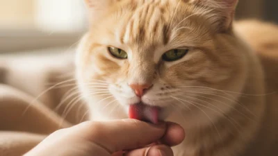 Mean When a Cat Licks Your Hand