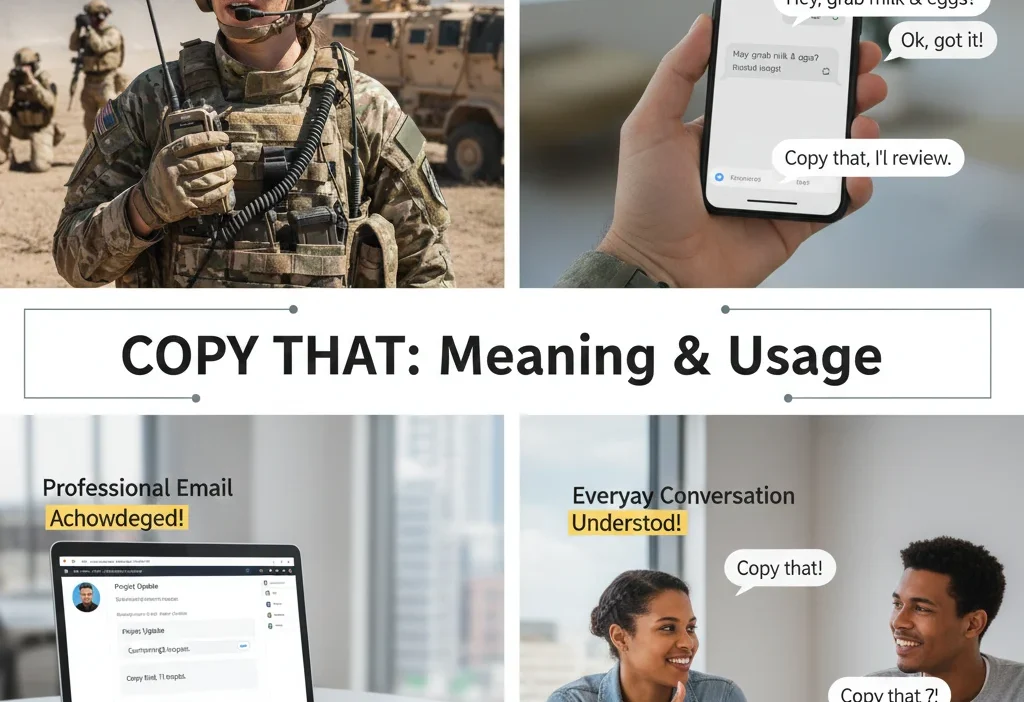 Copy That Meaning