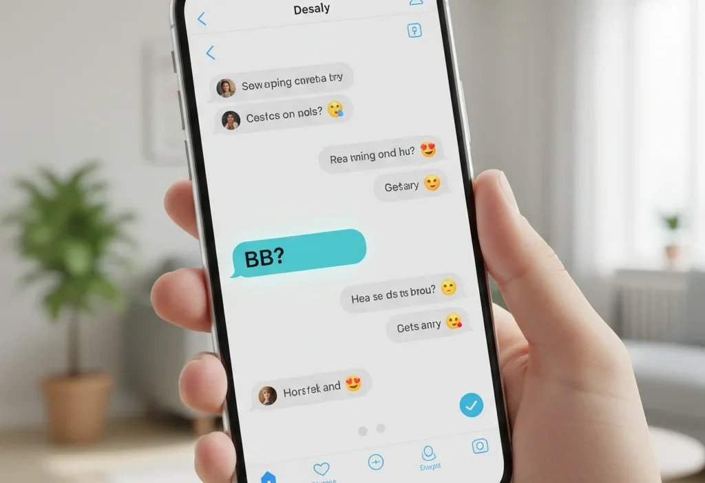 bb mean in text from a girl