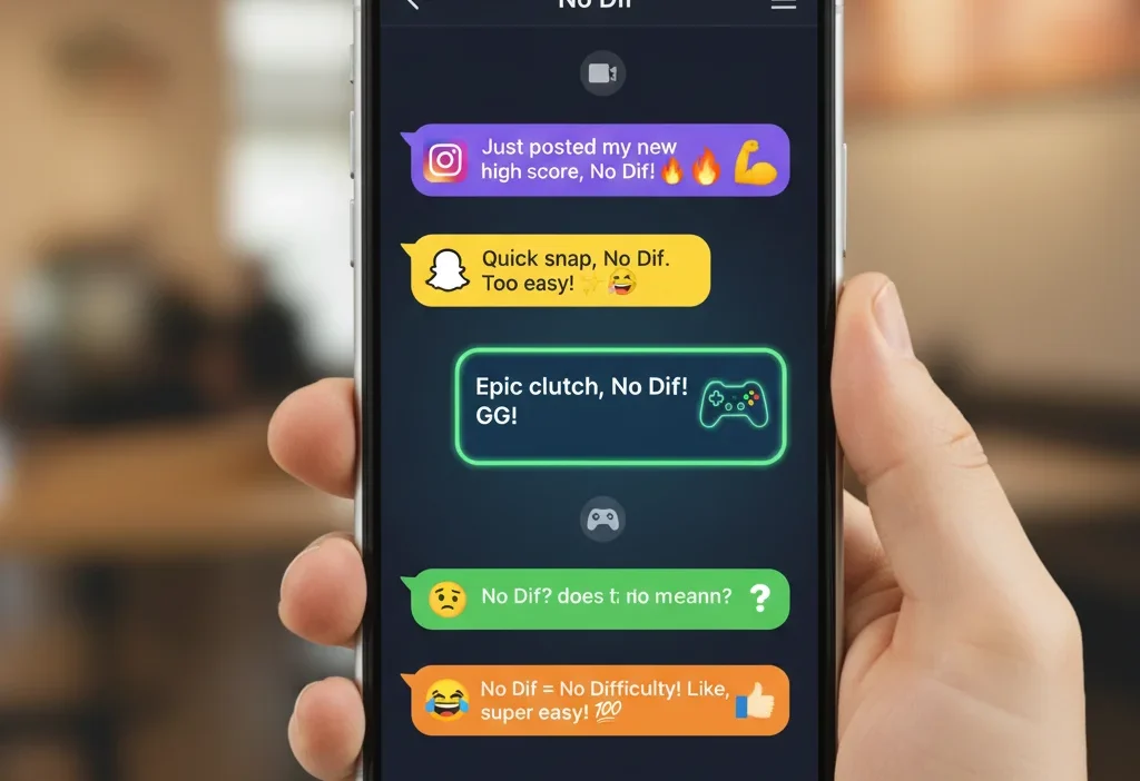 What Does No Dif Mean