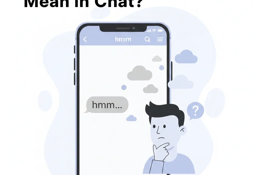 Hmm Meaning in Chat